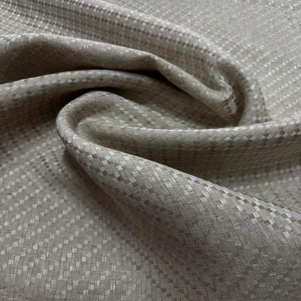 60 Lea Pure Linen Natural Shade Dobby Fabric (Grey)